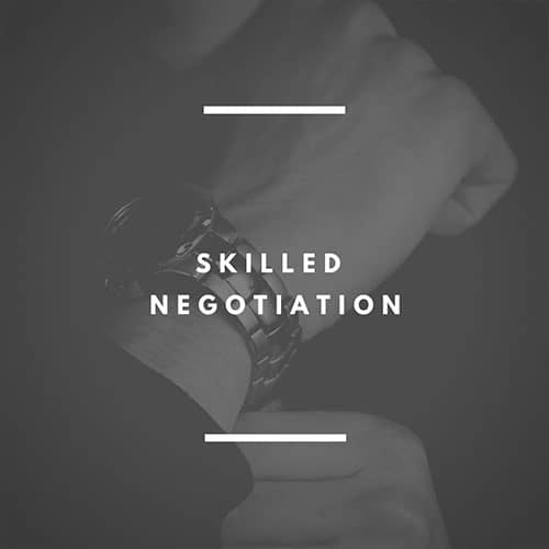Skilled Negotiation